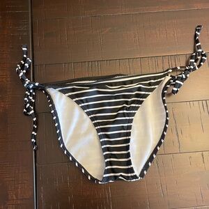 Target striped bikini bottoms (size small)